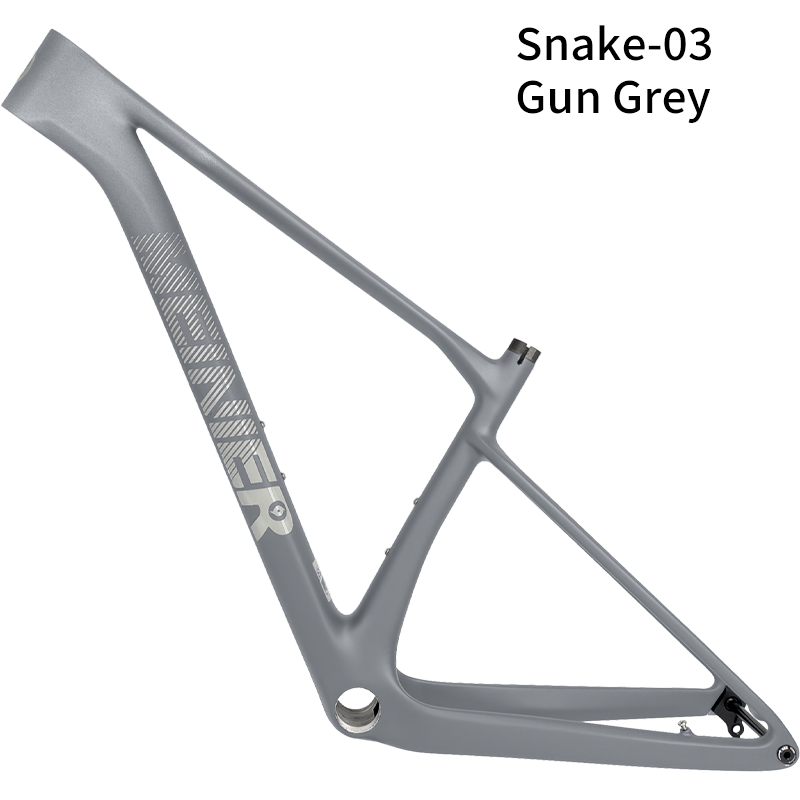 Snake 29er Hardtail Mountain Bike Frame Thru Axle Frame Disc Brake Routing Internal Max 29erx2.4 Tire Carbon MTB Frame