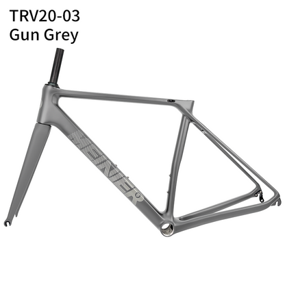 700C Carbon Fibre V-Brake Customized Color Carbon Bike Frames for Road Bicycles Max 28C Tire