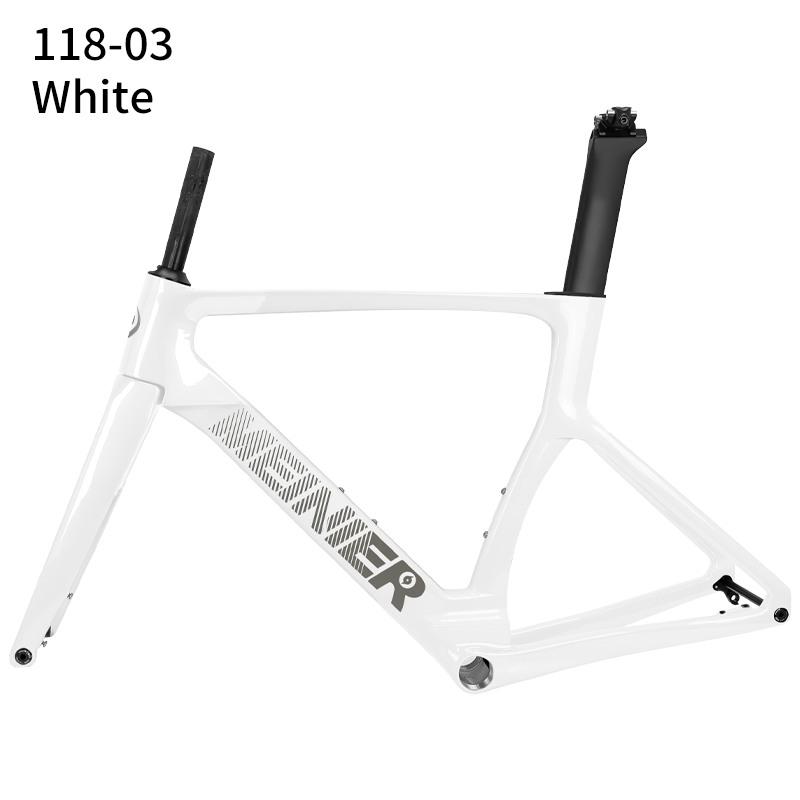 Wholesale Factories Carbon Fiber Road Bike Frame 700C Max 32C Tire Carbon Road Bike Frame Disc Brake Racing Bike Frame