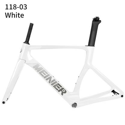 Wholesale Factories Carbon Fiber Road Bike Frame 700C Max 32C Tire Carbon Road Bike Frame Disc Brake Racing Bike Frame