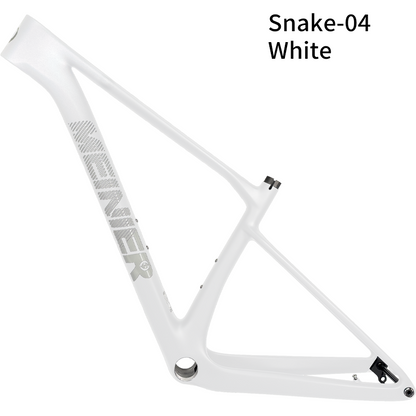 Snake 29er Hardtail Mountain Bike Frame Thru Axle Frame Disc Brake Routing Internal Max 29erx2.4 Tire Carbon MTB Frame