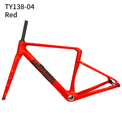 Carbon Gravel Frame Flat Mount Disc Brake 700C*47C T47 Bottom Bracket Internal Cable Gravel Bicycle Frameset Road Bike