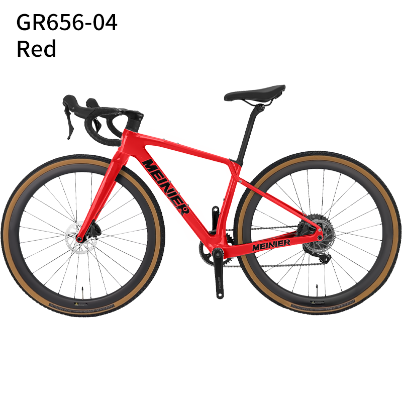 2x11Speed Gravel Road Bike with Carbon Fiber 12°Drop Handlebar Carbon Gravel Bike Internal Cable Routing