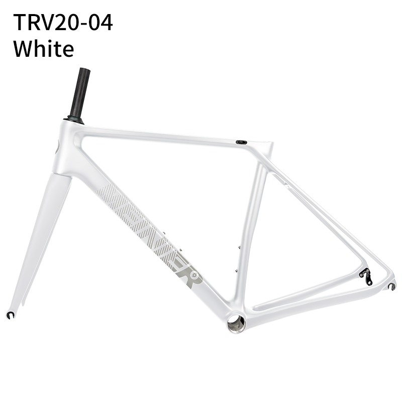 700C Carbon Fibre V-Brake Customized Color Carbon Bike Frames for Road Bicycles Max 28C Tire
