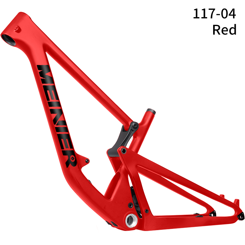 Lightweight 29er full suspension frame mtb Customizable Colors Soft Tail MTB Frame Carbon Fiber Mountain Bike Frame Boost 148x12mm UDH