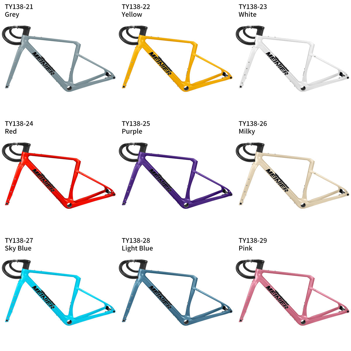 Carbon Gravel Frameset with Integrated Handlebar Lightweight Road Bike Frame Set Upgraded Tool Box UDH