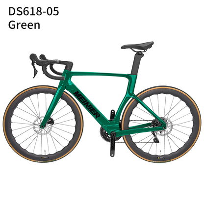 Carbon Road Bike 2x12 Speed Aerodynamic Design UDH Frame Race Bike for High Performance Cycling
