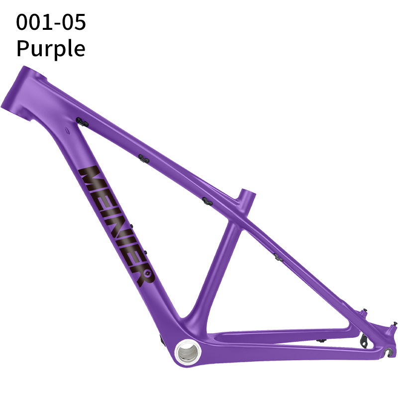 26 Inch T1000 Carbon Fiber MTB Hardtail Frame with Straight Tube Rigid Fork Disc Frameset 135x9mm Hub Lightweight Durable