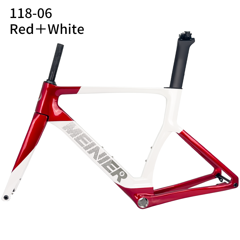 Wholesale Factories Carbon Fiber Road Bike Frame 700C Max 32C Tire Carbon Road Bike Frame Disc Brake Racing Bike Frame