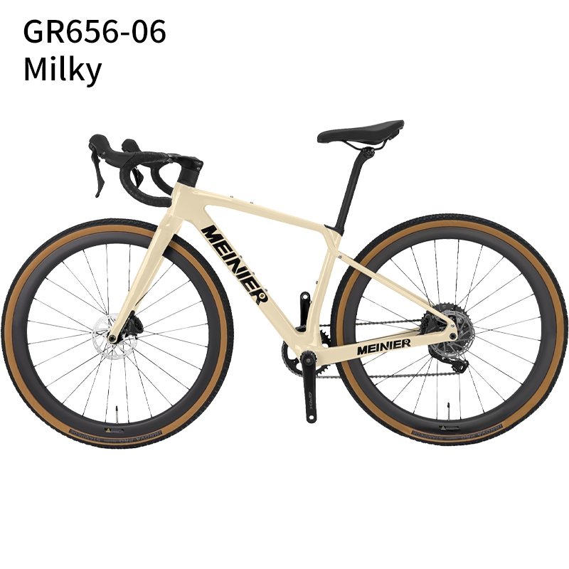 2x11Speed Gravel Road Bike with Carbon Fiber 12°Drop Handlebar Carbon Gravel Bike Internal Cable Routing