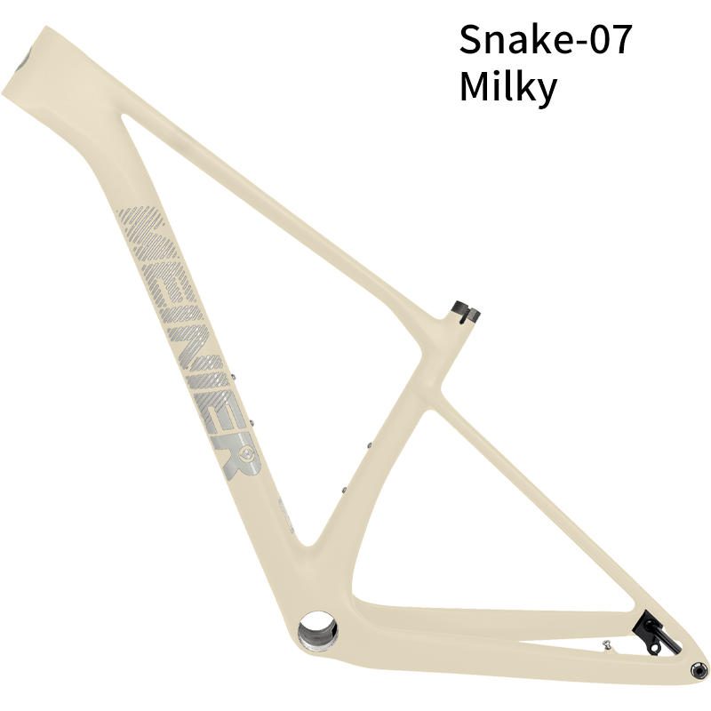 Snake 29er Hardtail Mountain Bike Frame Thru Axle Frame Disc Brake Routing Internal Max 29erx2.4 Tire Carbon MTB Frame