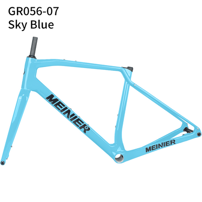 Lightweight Carbon Gravel Bike Frame 700Cx47C Max Tire 142x12mm Axle Disc Brake Cyclocross Frame