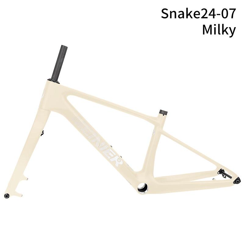 24inch Carbon Fiber MTB Hardtail Frameset with Carbon Rigid Fork Full Internal Routing T47 Bottom Bracket