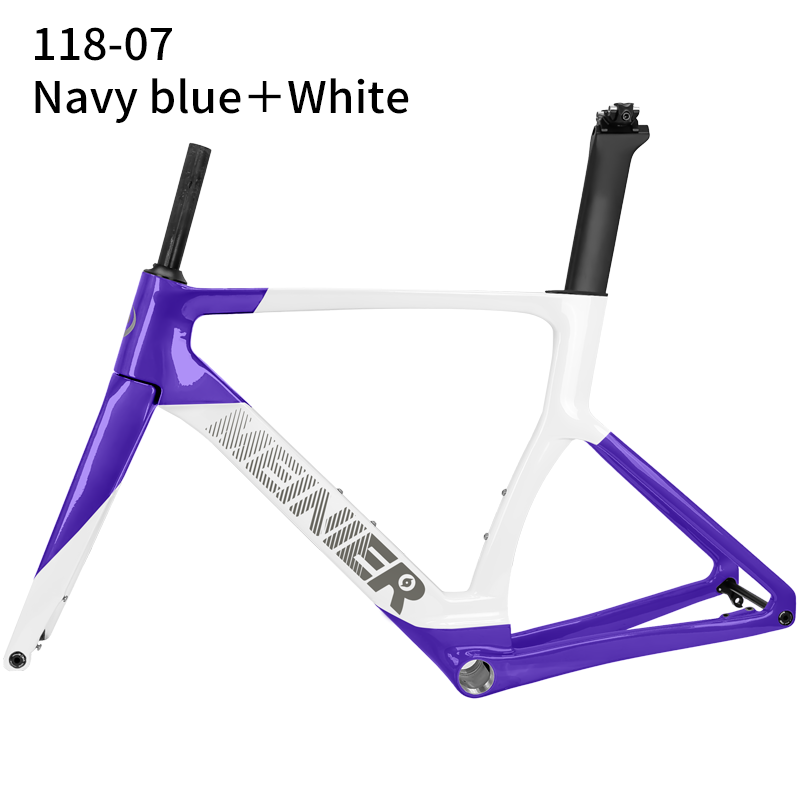 Wholesale Factories Carbon Fiber Road Bike Frame 700C Max 32C Tire Carbon Road Bike Frame Disc Brake Racing Bike Frame