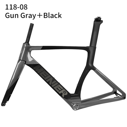 Wholesale Factories Carbon Fiber Road Bike Frame 700C Max 32C Tire Carbon Road Bike Frame Disc Brake Racing Bike Frame