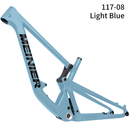 Lightweight 29er full suspension frame mtb Customizable Colors Soft Tail MTB Frame Carbon Fiber Mountain Bike Frame Boost 148x12mm UDH