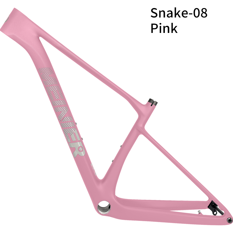 Snake 29er Hardtail Mountain Bike Frame Thru Axle Frame Disc Brake Routing Internal Max 29erx2.4 Tire Carbon MTB Frame
