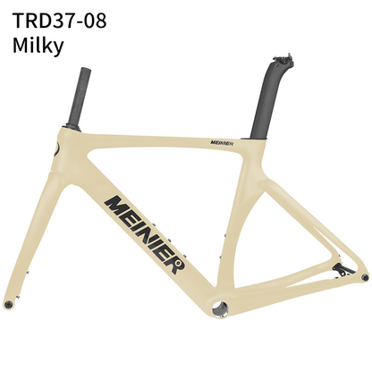 Carbon Road Bike Frame Internal Cable Routing T47 Max 32C Tire Lightweight Carbon Disc Road Bike Frame
