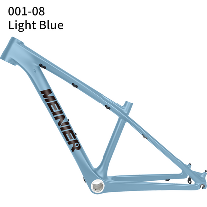 26 Inch T1000 Carbon Fiber MTB Hardtail Frame with Straight Tube Rigid Fork Disc Frameset 135x9mm Hub Lightweight Durable