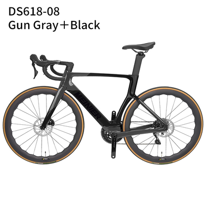 Carbon Road Bike 2x12 Speed Aerodynamic Design UDH Frame Race Bike for High Performance Cycling