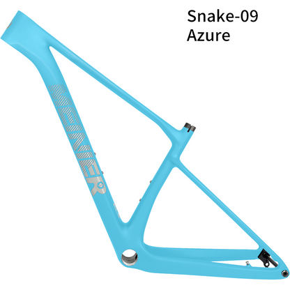 Snake 29er Hardtail Mountain Bike Frame Thru Axle Frame Disc Brake Routing Internal Max 29erx2.4 Tire Carbon MTB Frame
