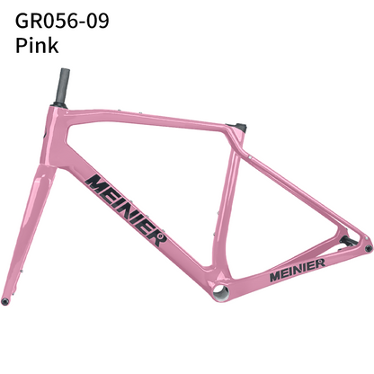 Lightweight Carbon Gravel Bike Frame 700Cx47C Max Tire 142x12mm Axle Disc Brake Cyclocross Frame
