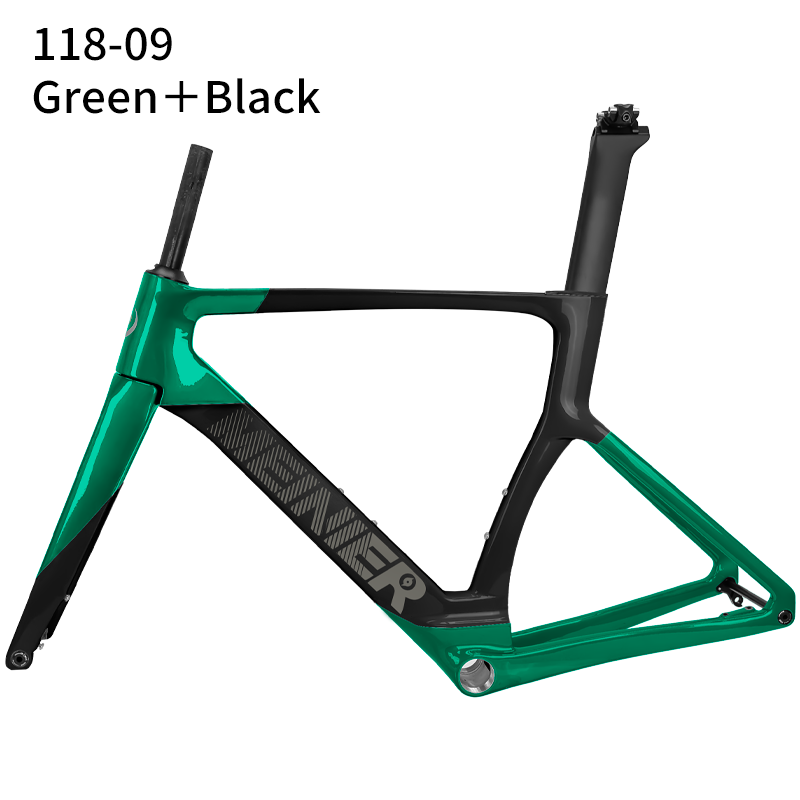 Wholesale Factories Carbon Fiber Road Bike Frame 700C Max 32C Tire Carbon Road Bike Frame Disc Brake Racing Bike Frame