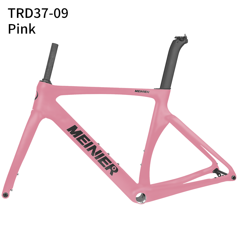Carbon Road Bike Frame Internal Cable Routing T47 Max 32C Tire Lightweight Carbon Disc Road Bike Frame