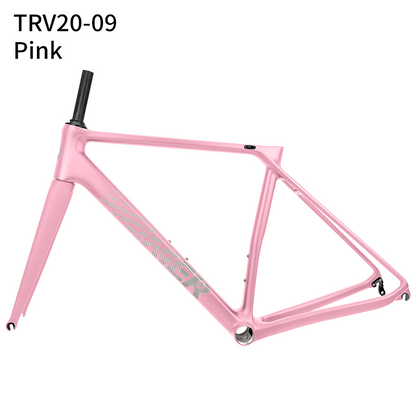 700C Carbon Fibre V-Brake Customized Color Carbon Bike Frames for Road Bicycles Max 28C Tire