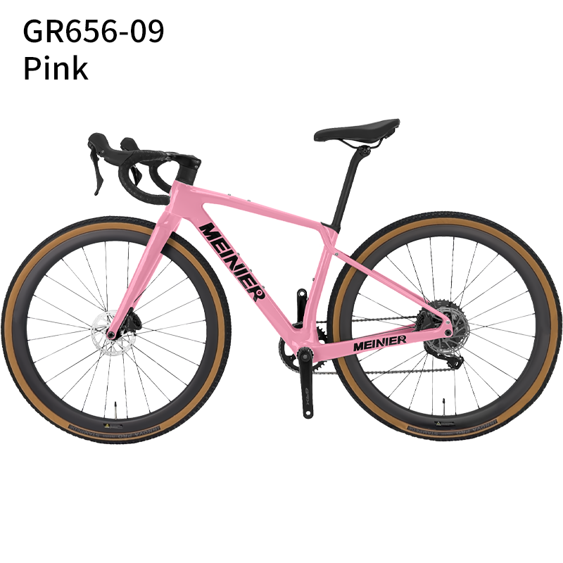 2x11Speed Gravel Road Bike with Carbon Fiber 12°Drop Handlebar Carbon Gravel Bike Internal Cable Routing