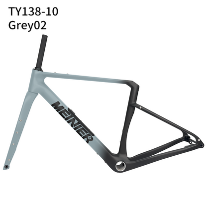 Carbon Gravel Frame Flat Mount Disc Brake 700C*47C T47 Bottom Bracket Internal Cable Gravel Bicycle Frameset Road Bike