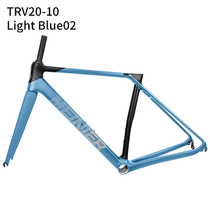 700C Carbon Fibre V-Brake Customized Color Carbon Bike Frames for Road Bicycles Max 28C Tire