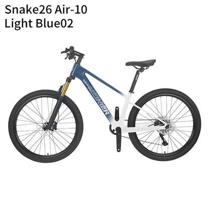 MEINIER Snake26 Air 26 Inch Carbon Fiber Mountain Bike DEORE M4120 10Speed Disc Brake Teen MTB