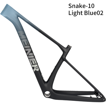 Snake 29er Hardtail Mountain Bike Frame Thru Axle Frame Disc Brake Routing Internal Max 29erx2.4 Tire Carbon MTB Frame