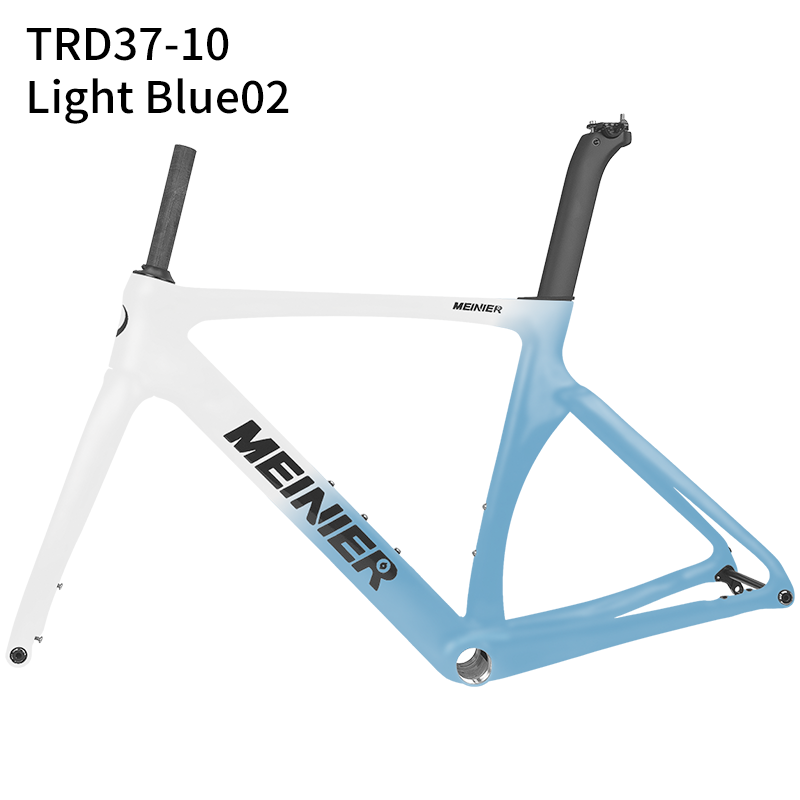 Carbon Road Bike Frame Internal Cable Routing T47 Max 32C Tire Lightweight Carbon Disc Road Bike Frame