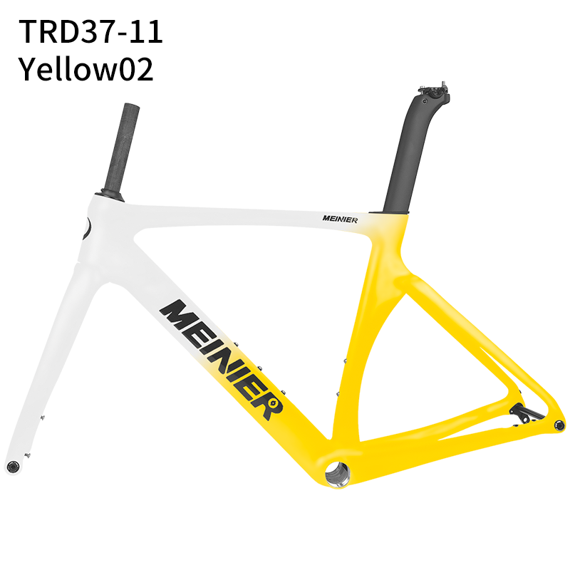 Carbon Road Bike Frame Internal Cable Routing T47 Max 32C Tire Lightweight Carbon Disc Road Bike Frame