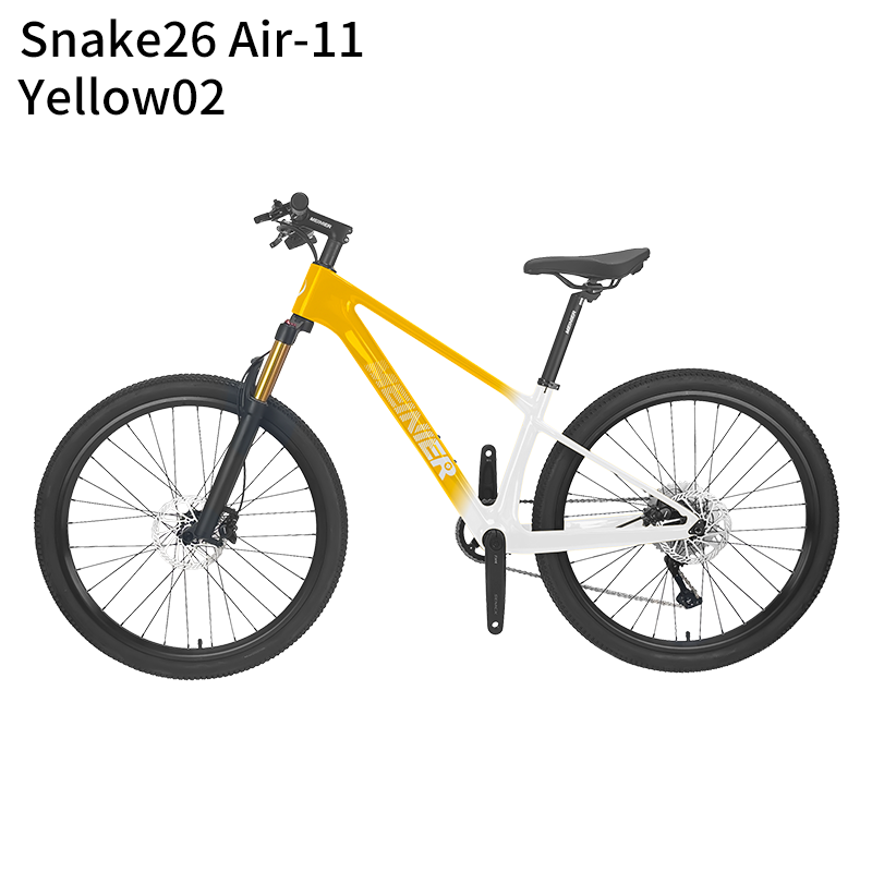 MEINIER Snake26 Air 26 Inch Carbon Fiber Mountain Bike DEORE M4120 10Speed Disc Brake Teen MTB
