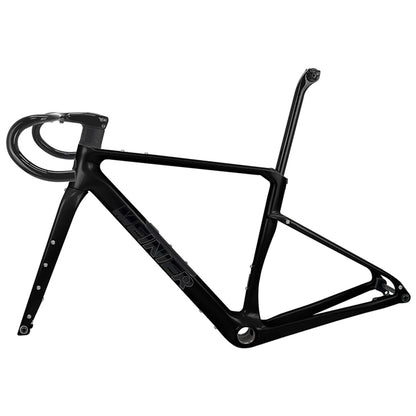 Carbon Gravel Frame UDH 142x12mm Axle Disc Brake Cyclocross Frameset with Tool Box