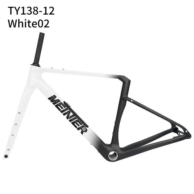 Carbon Gravel Frame Flat Mount Disc Brake 700C*47C T47 Bottom Bracket Internal Cable Gravel Bicycle Frameset Road Bike
