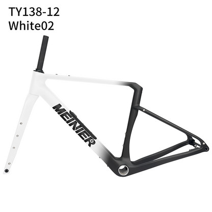 Carbon Gravel Frame Flat Mount Disc Brake 700C*47C T47 Bottom Bracket Internal Cable Gravel Bicycle Frameset Road Bike