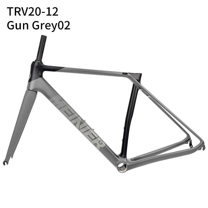 Carbon Road Bike Frameset 130x9mm Hub Lightweight V-Brake Racing Frame 700C Max 28C Tire