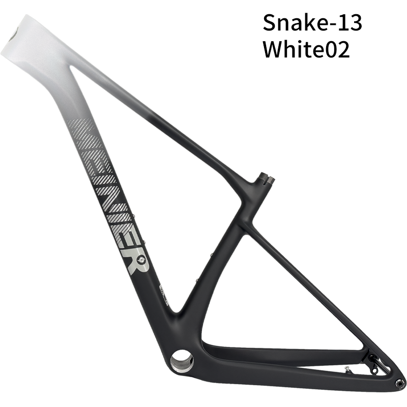 Snake 29er Hardtail Mountain Bike Frame Thru Axle Frame Disc Brake Routing Internal Max 29erx2.4 Tire Carbon MTB Frame