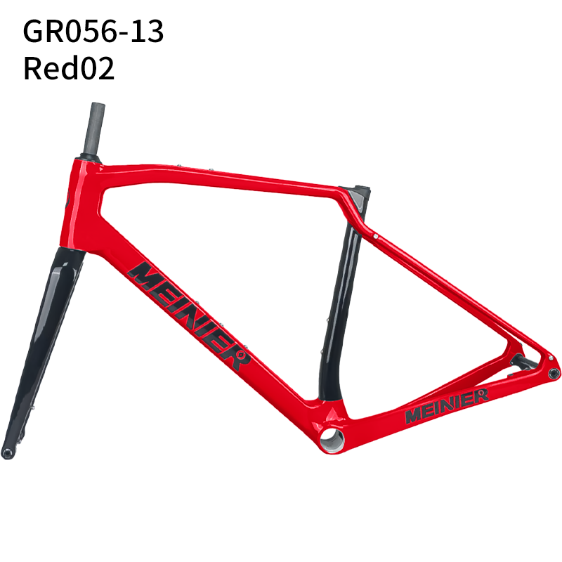 Lightweight Carbon Gravel Bike Frame 700Cx47C Max Tire 142x12mm Axle Disc Brake Cyclocross Frame