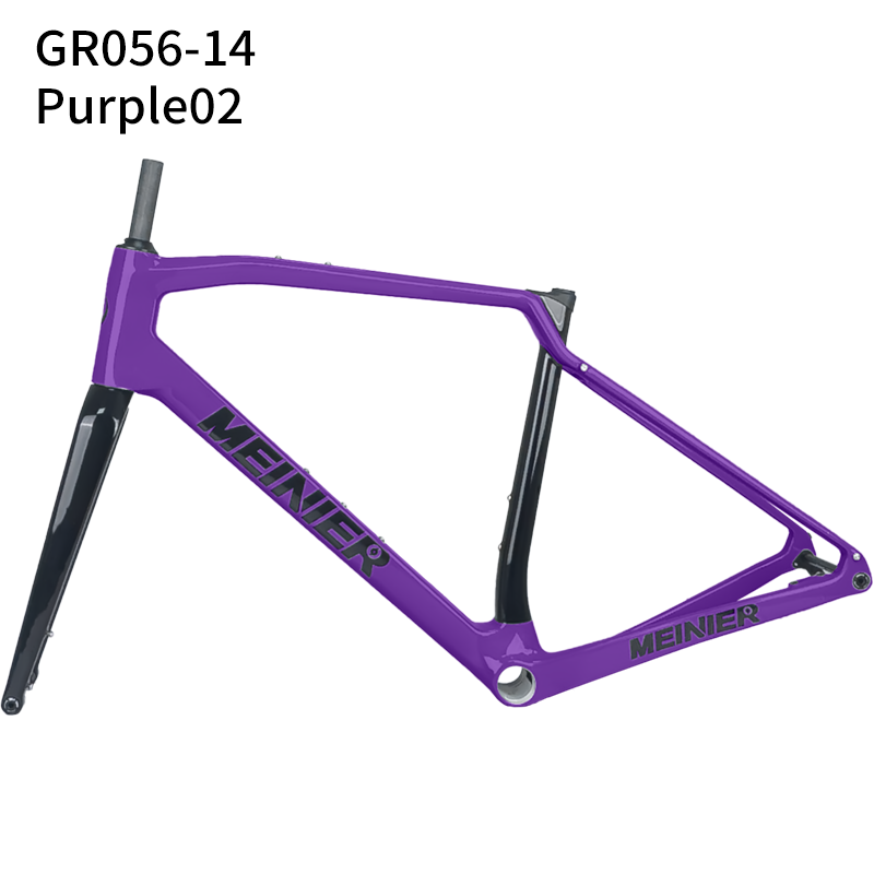 Lightweight Carbon Gravel Bike Frame 700Cx47C Max Tire 142x12mm Axle Disc Brake Cyclocross Frame
