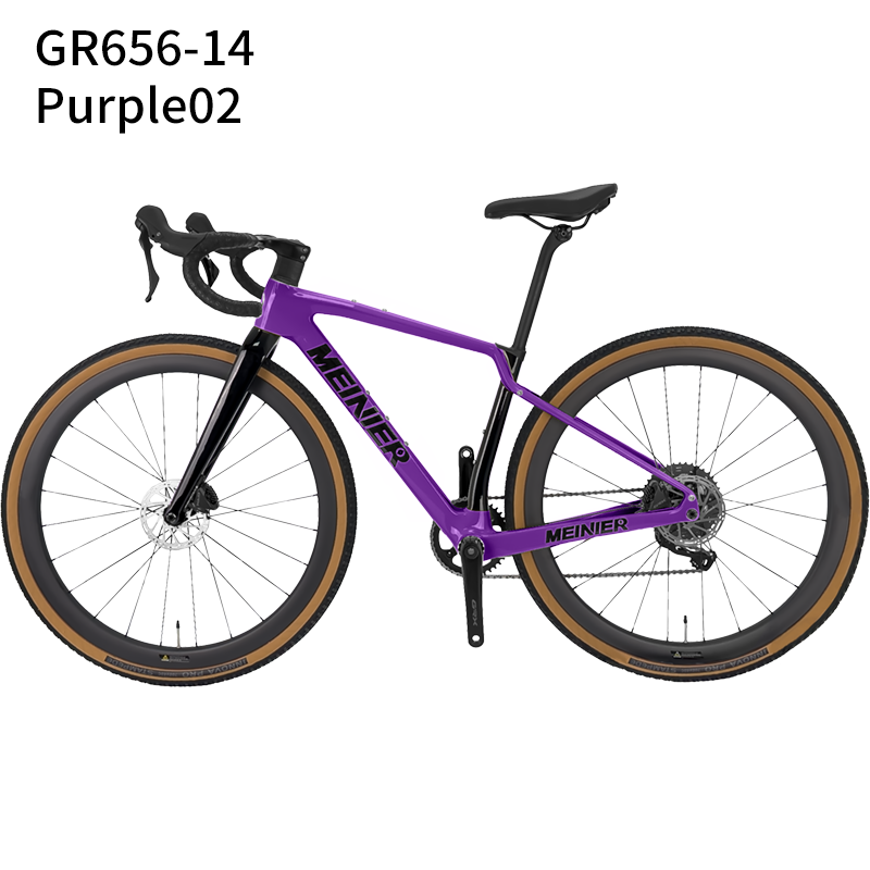2x11Speed Gravel Road Bike with Carbon Fiber 12°Drop Handlebar Carbon Gravel Bike Internal Cable Routing