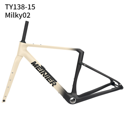 Carbon Gravel Frame Flat Mount Disc Brake 700C*47C T47 Bottom Bracket Internal Cable Gravel Bicycle Frameset Road Bike
