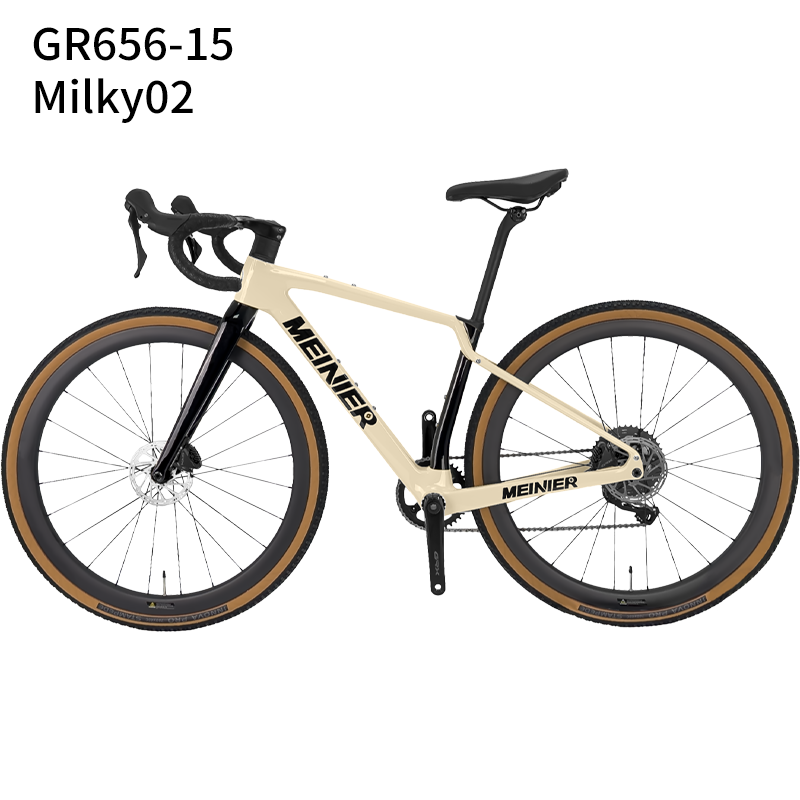 2x11Speed Gravel Road Bike with Carbon Fiber 12°Drop Handlebar Carbon Gravel Bike Internal Cable Routing
