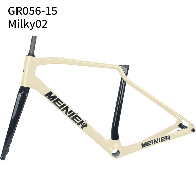 Lightweight Carbon Gravel Bike Frame 700Cx47C Max Tire 142x12mm Axle Disc Brake Cyclocross Frame