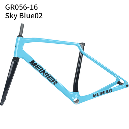 Lightweight Carbon Gravel Bike Frame 700Cx47C Max Tire 142x12mm Axle Disc Brake Cyclocross Frame