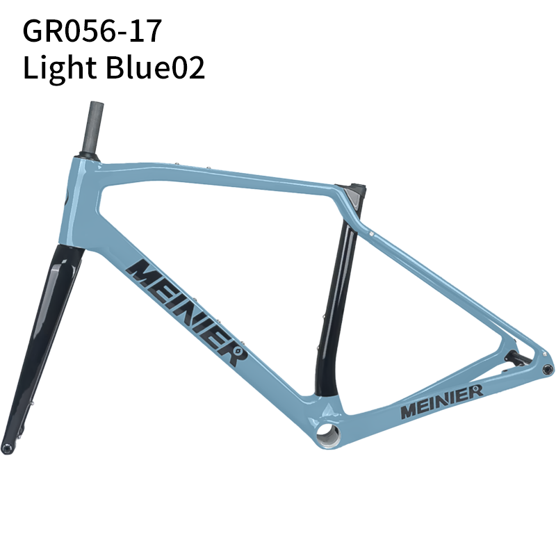 Lightweight Carbon Gravel Bike Frame 700Cx47C Max Tire 142x12mm Axle Disc Brake Cyclocross Frame